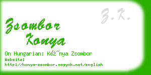 zsombor konya business card
